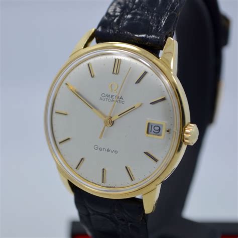 solid gold omega watch|omega 18k solid gold watches.